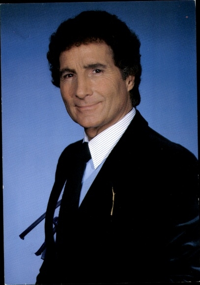 Postcard actor and singer Freddy Quinn, portrait, autograph