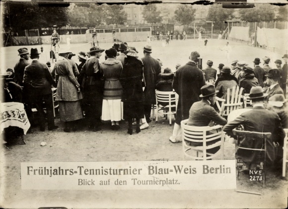 Foto Frühjahrs-Tennisturnier Blau-Weiß Berlin, Tournierplatz, Zuschauer