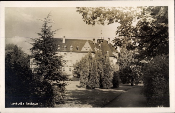 Photo Postcard Berlin Steglitz Lankwitz, town hall, park