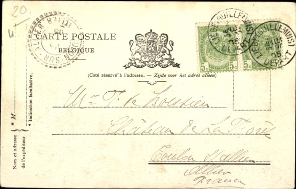 Postcard Liège Belgium, World Exhibition 1905, Palace of Ancient Art
