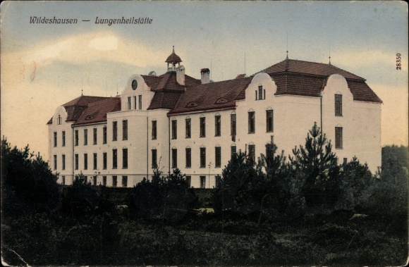 Postcard Wildeshausen in Lower Saxony, view of the lung sanatorium