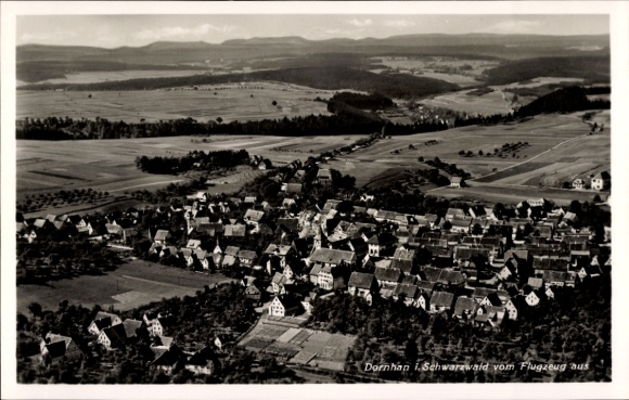 Ak Dornhan im Schwarzwald, Fliegeraufnahme