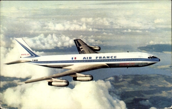 Samolot pasażerski KP French Air France, Boeing 707 Intercontinental, F-BHSB