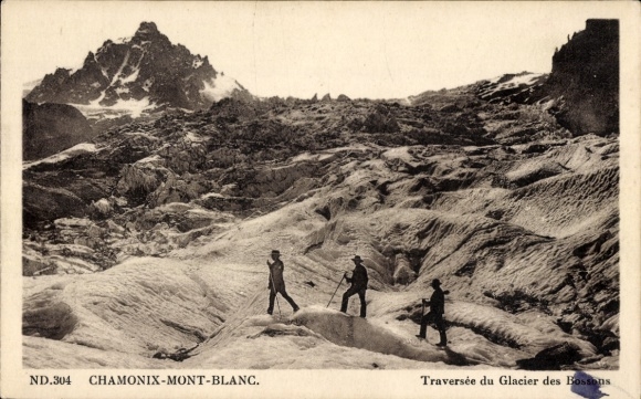 Ak Chamonix Mont Blanc Haute Savoie, Bergsteiger