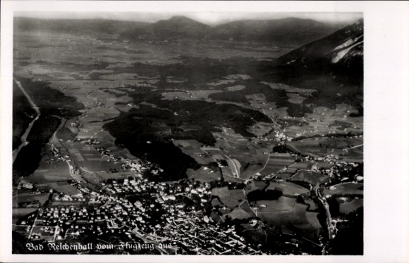 Ak Bad Reichenhall in Oberbayern, Fliegeraufnahme