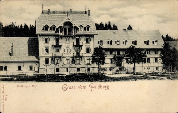 Ak Feldberg im Schwarzwald, Hotel Feldberger Hof