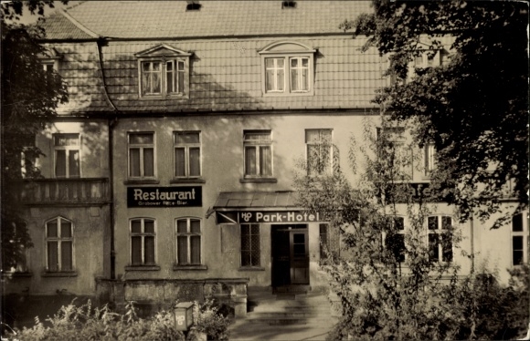 Postcard Ludwigslust in Mecklenburg, HOG Park Hotel
