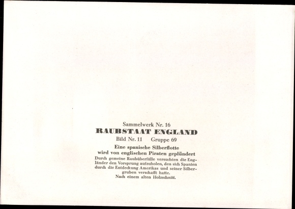 Collection picture robber state England, The Spanish silver fleet is plundered by English pirates
