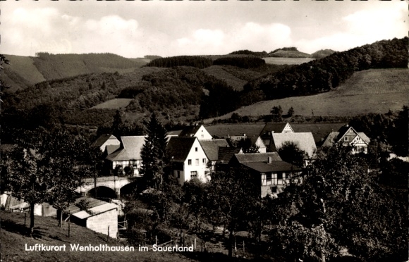 Postcard Wenholthausen Eslohe in Sauerland, general view