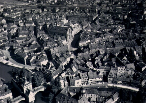 Photo Bamberg in Upper Franconia, aerial photograph