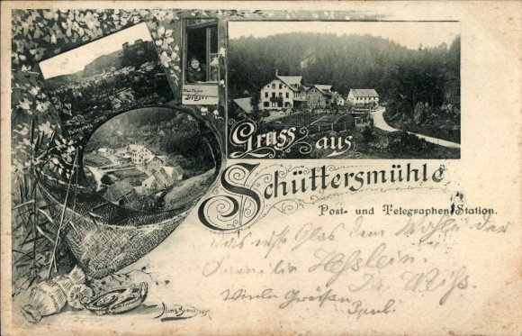KP Schüttersmühle Pottenstein Górna Frankonia, pani Förster Graser, zajazd