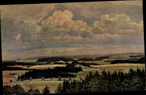 KP artystyczna Vogtland, Krajobraz Vogtland I, pocztówki artystyczne Plauen 1915