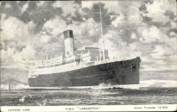 Ak-schip RMS Lancastria, Cunard Line