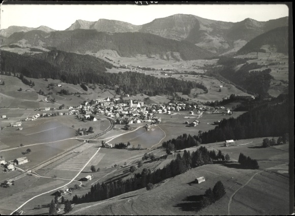 Photo Oberstaufen in the Allgäu, aerial photograph