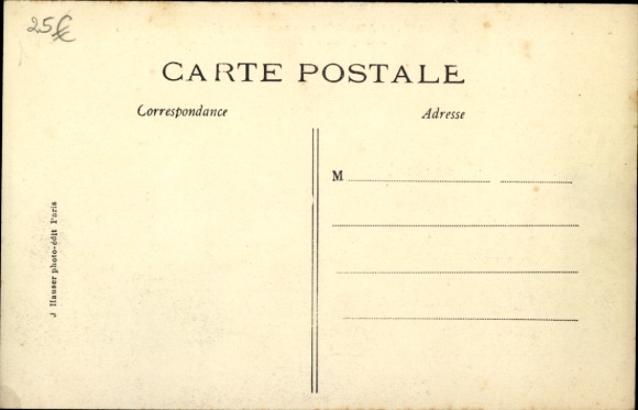 Postcard Latham tries to cross the English Channel in his Antoinette monoplane