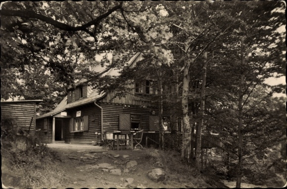 Postcard Kirchberg in Saxony, HO Gaststätte Anton Günther Berghaus