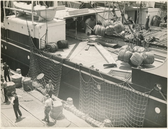 Photo Sydney Australien, Loading Wool, Ship, Harbour