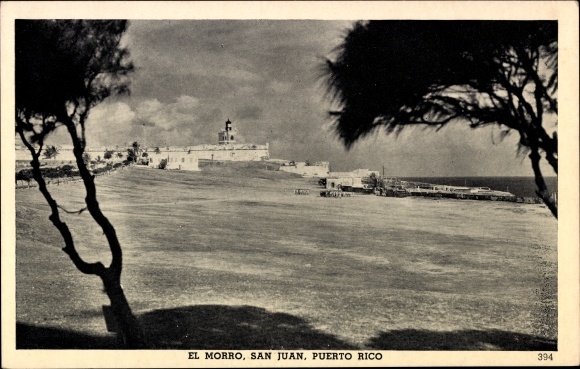 Postcard San Juan Puerto Rico, El Morro