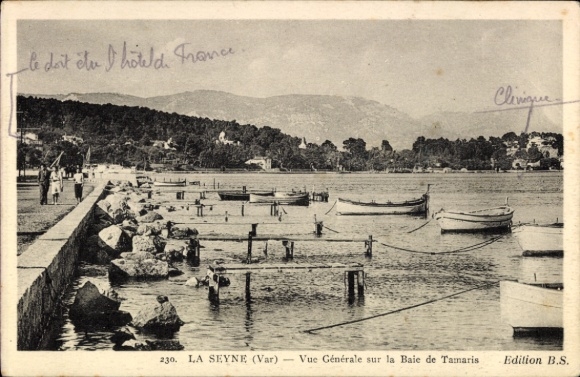 Postcard La Seyne sur Mer Var, Vue Generale sur la Baie de Tamaris
