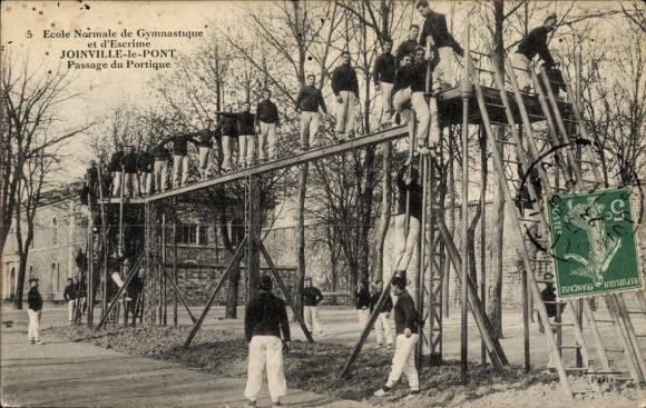Ak Joinville le Pont Val de Marne, Ecole Nomale de Gymnastique et d'Escrime