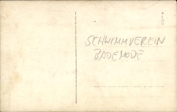 Photo Postcard Swimming Club, Swimwear