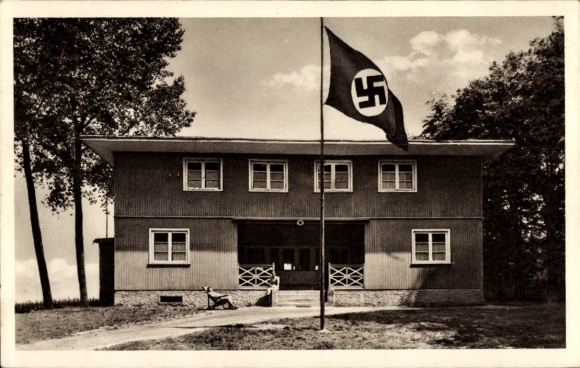 Postcard Roderbirken Leichlingen in the Rhineland, school camp of the Düsseldorf Women's Academy
