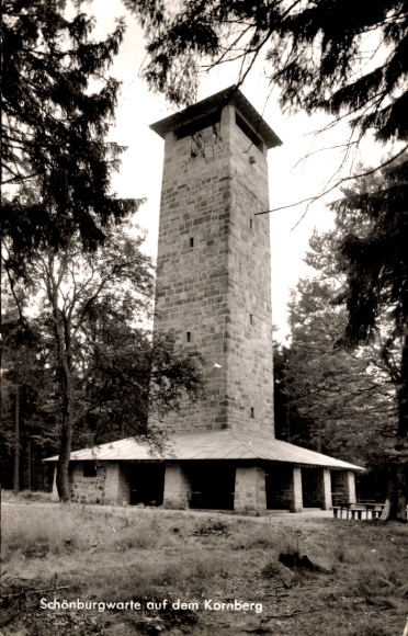 Postcard Schönwald im Fichtelgebirge Oberfranken, Kornberg, Schönburgwarte