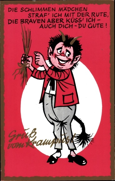 Artysto KP Krampus, karałem złe dziewczyny rózgą, ale dobre całowałem