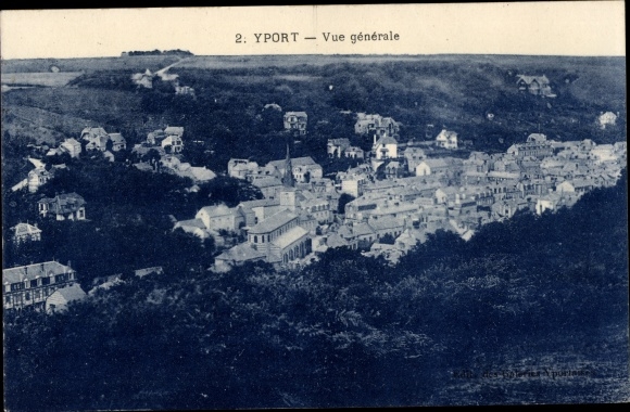 Postcard Yport Seine Maritime, general view