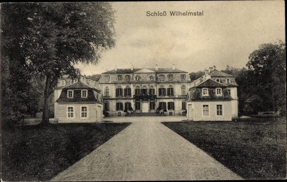 Postcard Calden in Hesse, Wilhelmsthal Castle