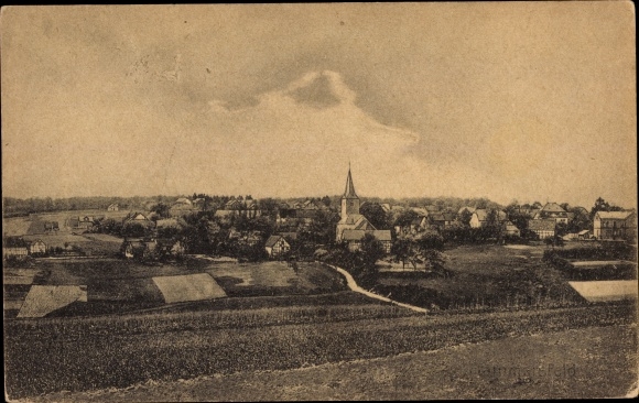 Ansichtkaart Flammersfeld in het Westerwald, stadsgezicht