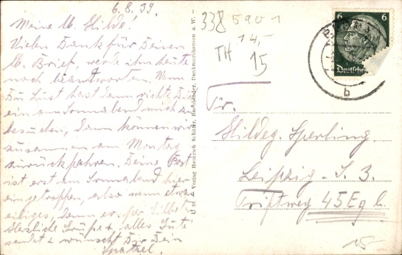 Postcard Dankmarshausen in Thuringia, town views