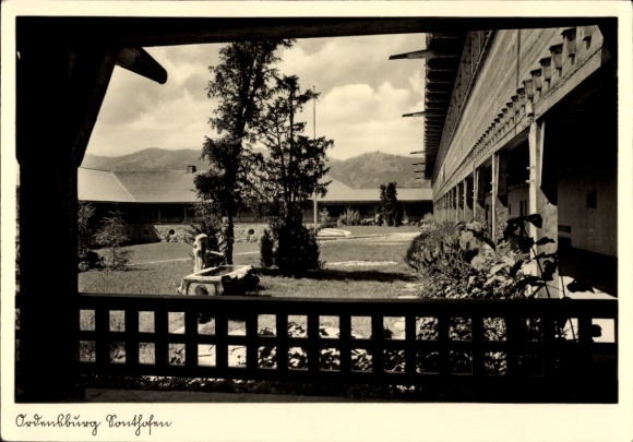 Postcard Sonthofen in Oberallgäu Swabia, Ordensburg