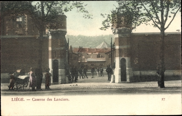 PC Liège Liège Wallonia, barracks of the Uhlans