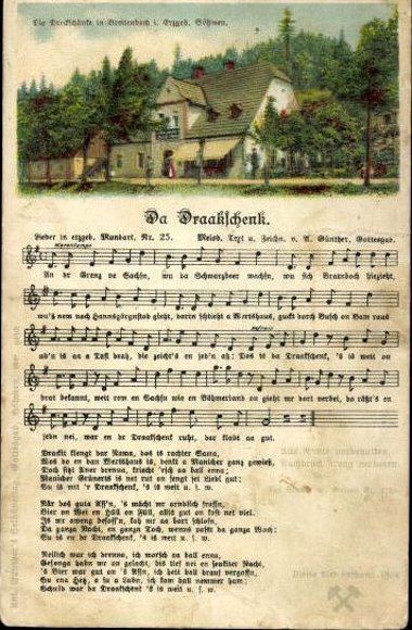 30 individual song cards, Anton Günther