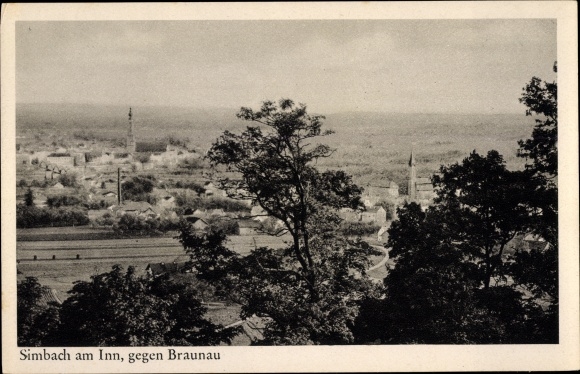 PC Simbach am Inn, general view of the city towards Braunau