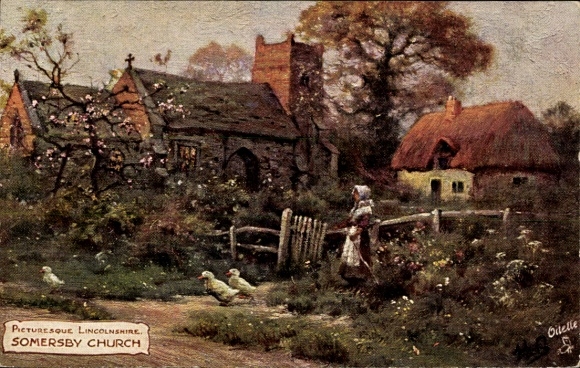 Künstler Ak Somersby East Midlands, Tucks, Nr. 7781