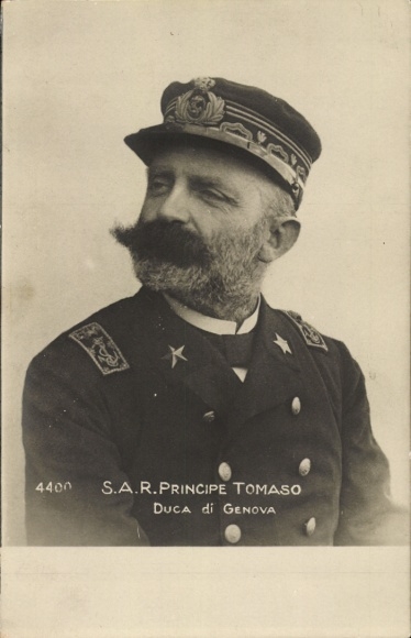 Ak SAR Principe Tomaso Duca di Genova, Portrait