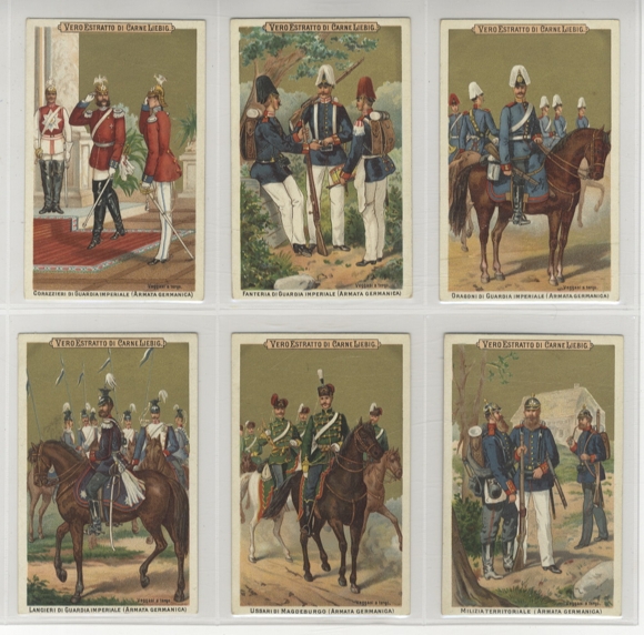 Liebig Pictures Series A 51 Army I (German) 1883