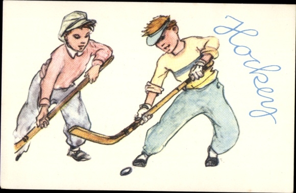 Collection picture Who is playing? No. 95 Hockey