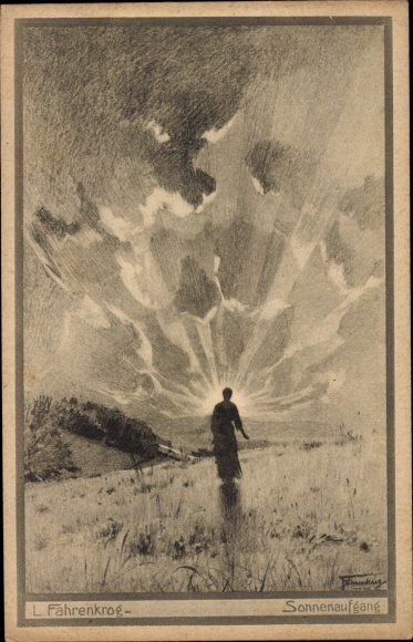 Artist PC Fahrenkrog, Ludwig, sunrise