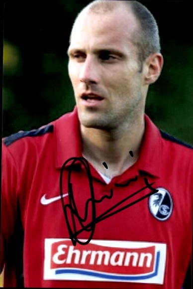 Autograph card footballer Daniel Sereinig, SC Freiburg, autograph