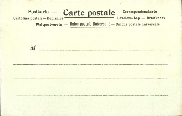 Postage stamps Chromo-Litho Bulgaria, La Poste en Bulgarie, postman on bicycle with gun, national costumes