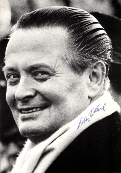 Postcard actor Willy Daume, portrait, autograph