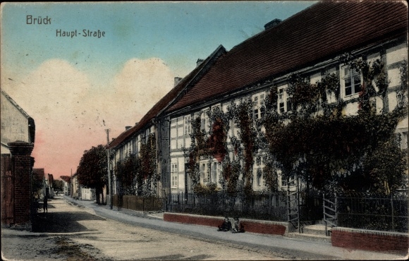 Ak Brück in der Mark, hoofdstraat