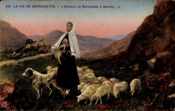 Ak Bartrès Hautes-Pyrénées, Enfance de Bernadette
