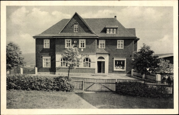Ak Schmiedefeld Saalfeld an der Saale, Gästehaus zur Barbe