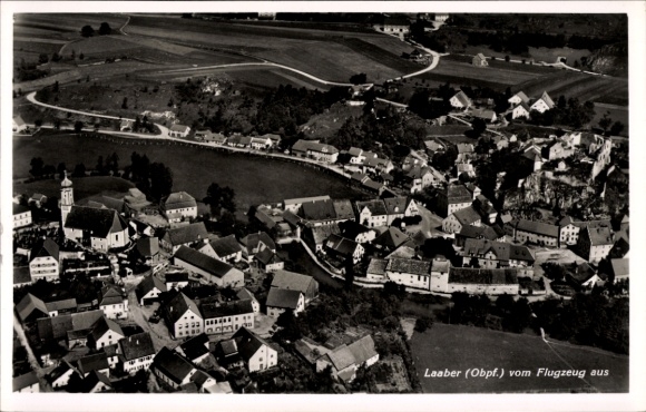 Ak Laaber Pilsach in der Oberpfalz, Luftaufnahme