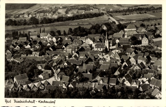 Ak Kochendorf Bad Friedrichshall in Württemberg, Fliegeraufnahme
