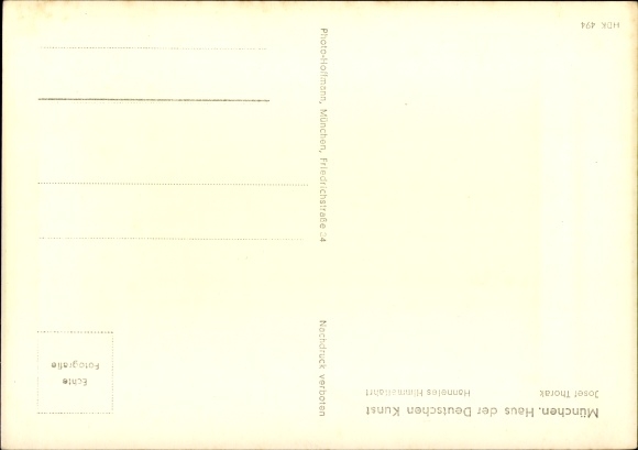 Ak plastic van Josef Thorak, Hanneles Ascension, HDK 494, vrouwelijk naakt